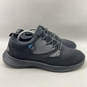 Vessi Everyday 2.0 Waterproof Shoes Men Size 12 Black Knit Comfort Low Sneakers